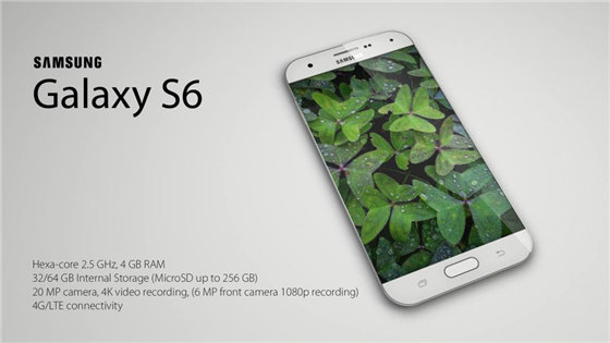 三星Galaxy S6概念手机 采用虹膜扫描技术