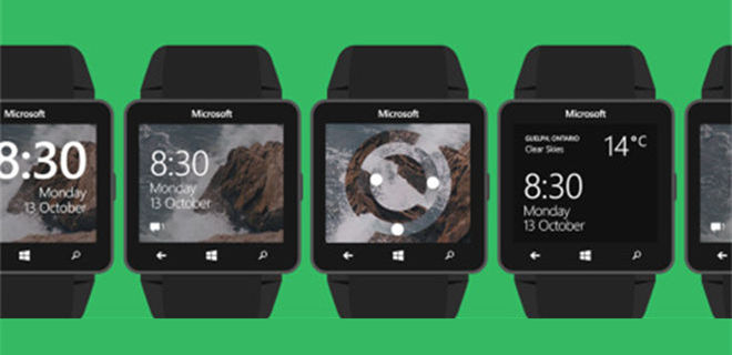 微软智能手表渲染图曝光：简约设计功能强大