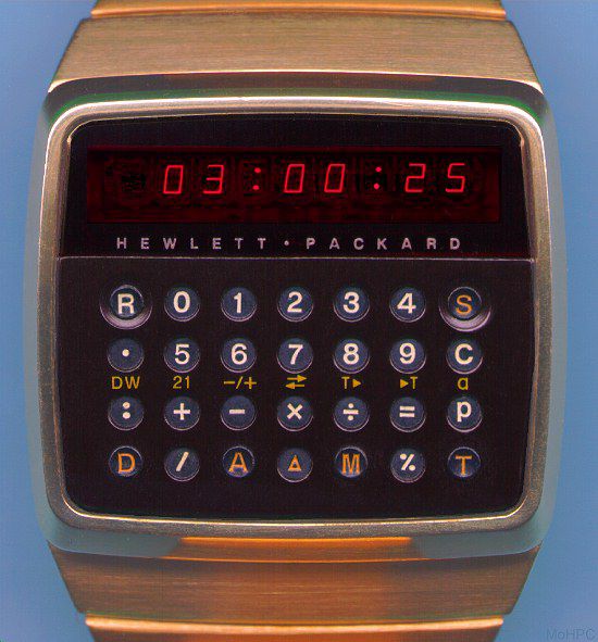 智能手表鼻祖：来自1977年的HP奢华手表