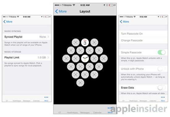 iOS8.2 AppleWatch相关功能一览 健康应用是亮点