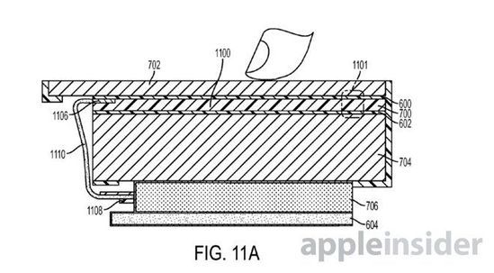 苹果新专利申请：指纹验证直接镶嵌到屏幕上
