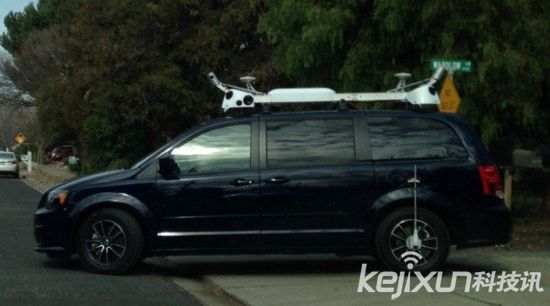 加州现神秘旅行车 疑似苹果收集地图数据车辆