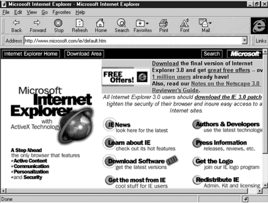 回顾IE浏览器十年成长史