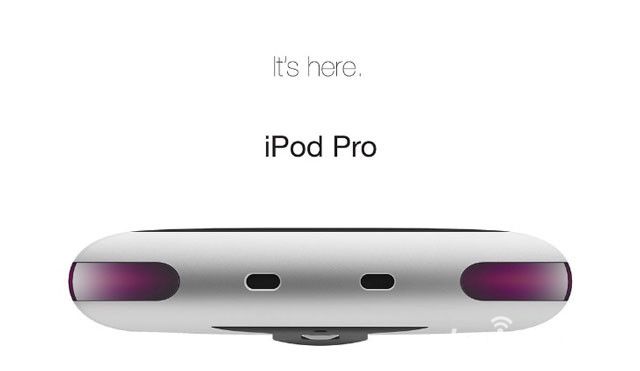 苹果iPod Pro概念渲染图曝光 造型圆润设计新潮