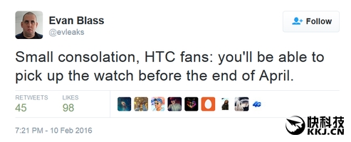HTC发力！One智能手表4月底前推出 或亮相MWC