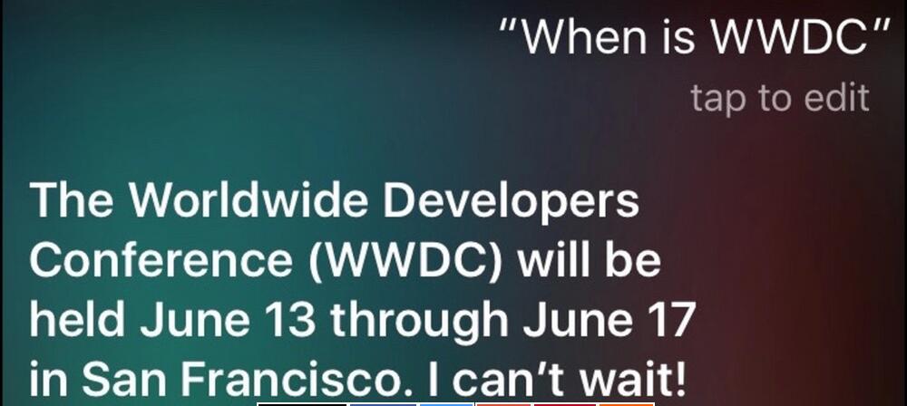 苹果WWDC大会 Siri 苹果WWDC大会时间 苹果WWDC大会地址