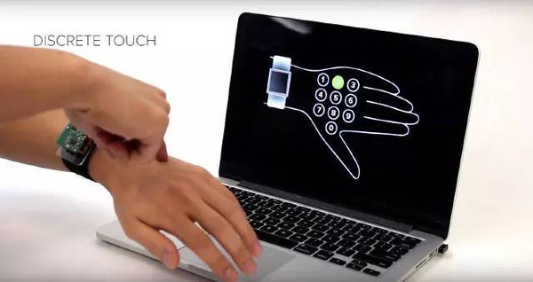 SkinTrack能让你的手臂变成智能手表触摸屏
