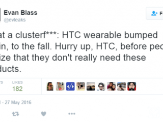 HTC智能手表将再次跳票   别期待了6月6日发布无望
