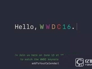 iOS10领衔四大系统更新 WWDC 2016一张图看懂一切