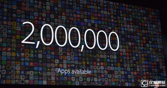 苹果公布App Store成绩单 应用数量超200万款