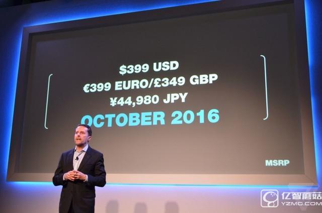 索尼PS VR定于10月上市 50款游戏年末首发