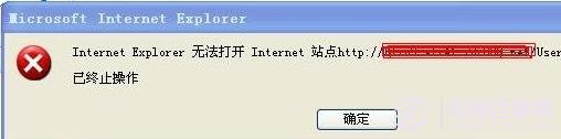 Internet Explorer无法打开internet站点错误描述