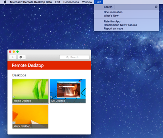微软为Mac用户更新远程桌面应用Remote Desktop