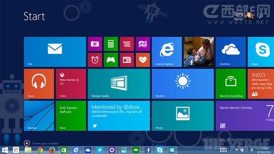 修改注册表来获取Win8.1 Update 1更新的方法