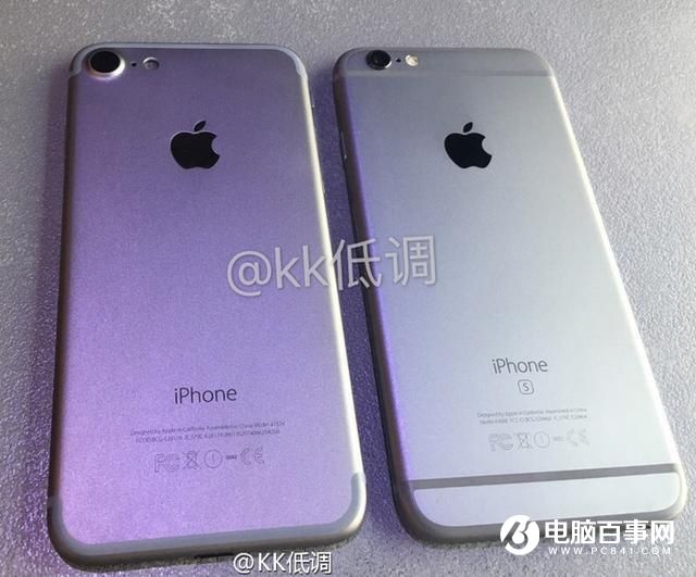 iPhone7与iPhone 6s真机对比图来了！