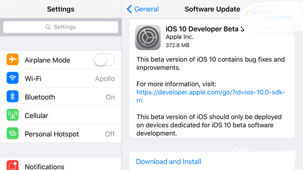 iOS10 Beta3更新了什么 iOS10 Beta3更新内容大全