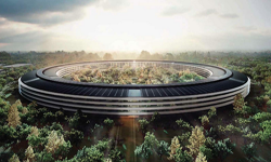 50亿美元打造的苹果总部长啥样？看看无人机拍摄的效果图（视频）