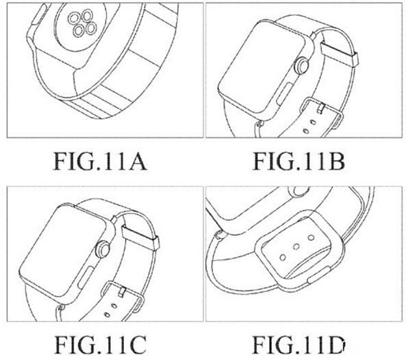 三星获智能手表专利 外形撞脸Apple Watch