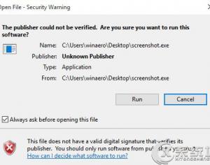 win10系统取消“无法验证发布者”提示框的方法