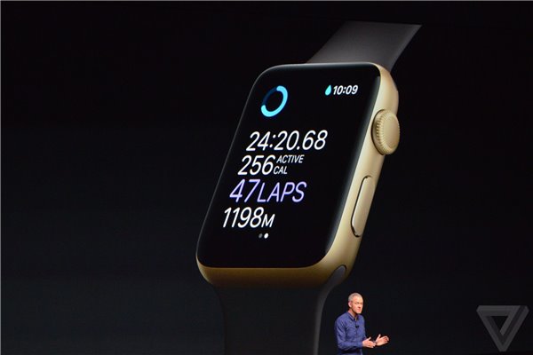 苹果Apple Watch Series 2发布：支持防水