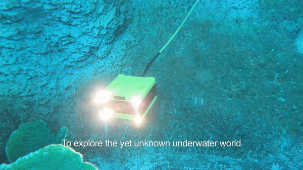 有了这款4K水下无人机 你也能探索海洋
