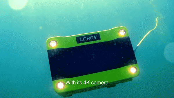 有了这款4K水下无人机 你也能探索海洋