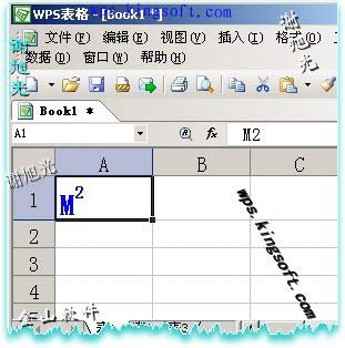 如何在WPS表格中输入平方和立方符号