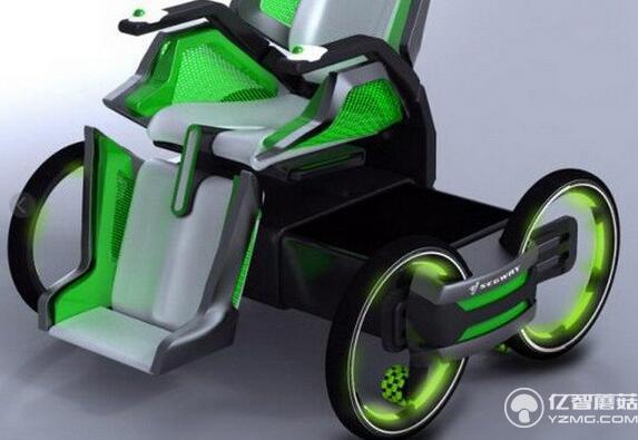 丰田推出可攀爬楼梯的iBot机械轮椅 