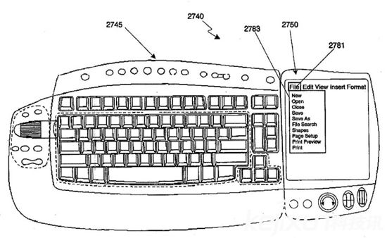 微软键盘专利曝光!效仿苹果“Touch Bar”？