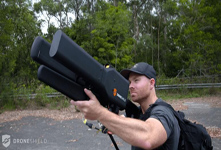 澳大利亚研究反无人机枪械 造型硕大但不会物理伤害