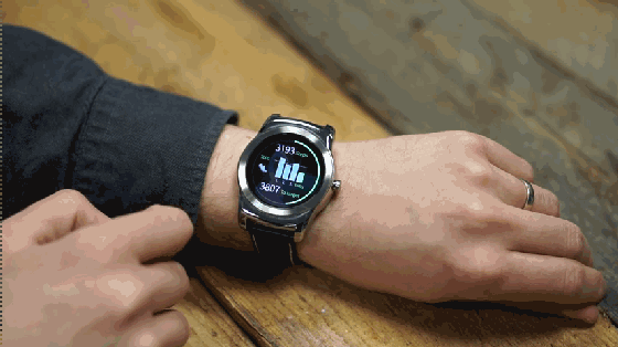 旗鱼开发智能手表系统 也是传统触控式画面简约