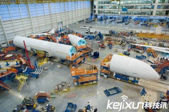 波音787-10梦幻客机开始装配 明年首飞