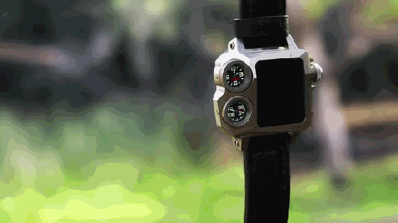 Apple Watch也有保护壳了 看着硬朗还有指南针