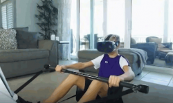 有VR皮艇的Coreyak健身设备  就算呆在家里也能划船
