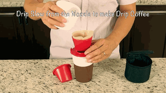 拒绝速溶咖啡来凑合！这款便携咖啡壶让你随时泡