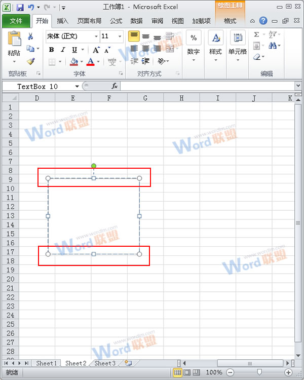 Excel2010如何快速将文本框与单元格对齐？ 三联