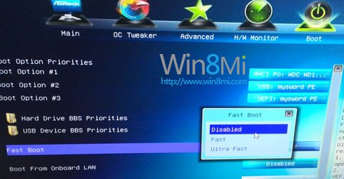 让你的Win8极速开机启动方法总结 三联