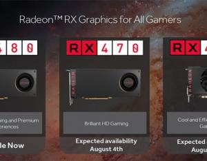 AMD RX 460/470显卡怎么样