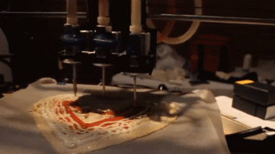 人工智能机器人3D打印披萨 仅需6分钟