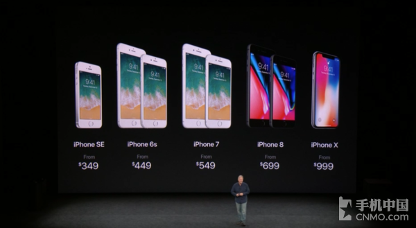 iPhone X正式发布 999美元起11月才上市