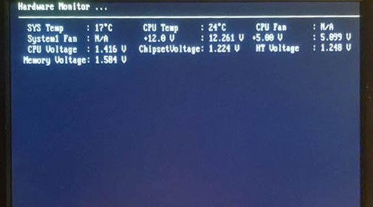 电脑开机提示Hardware Monitor解决方法？