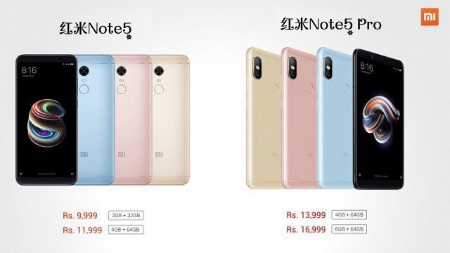 红米Note5和Note5 Pro全面屏手机印度首发 红米Note5和Note5 Pro有什么区别？