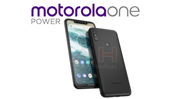 Moto新机One Power谍照曝光：刘海屏+后置指纹识别