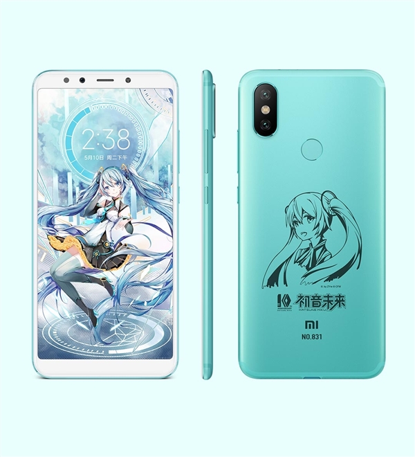 小米6X初音未来版曝光：6+64GB 2099元