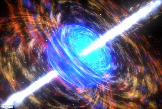伽马射线暴电磁能爆发：时间在其中似乎会倒退重复