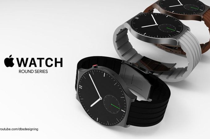 最新的Apple Watch概念图: 圆形设计机身更薄