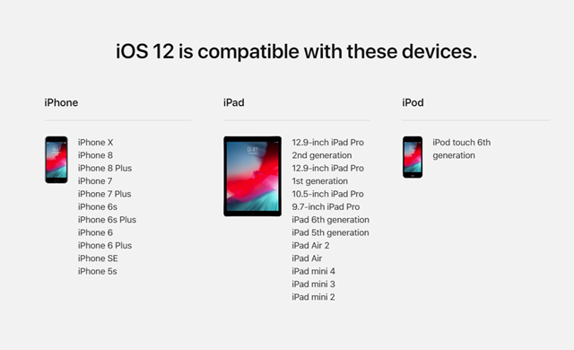 iOS12 GM版正式发布 正式版9月18日推送