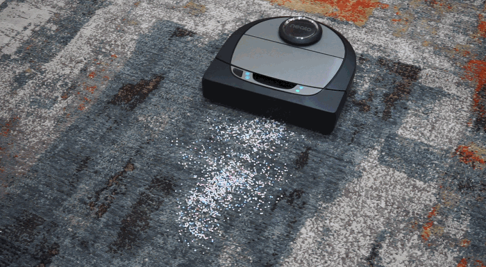 泡沫粒-地毯清扫测试
