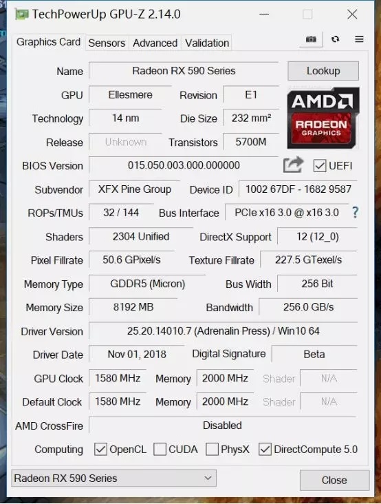 RX590怎么样 AMD新一代RX590显卡评测