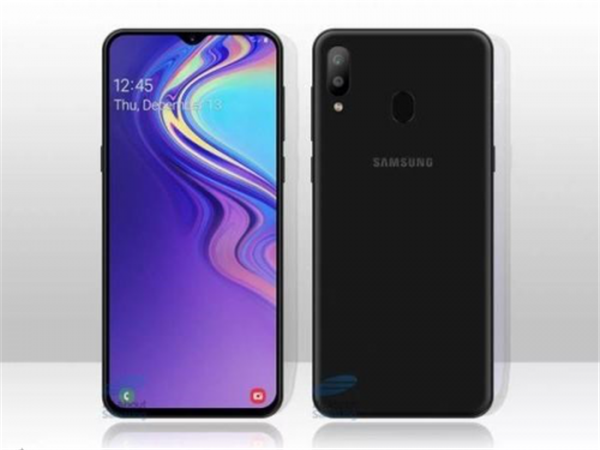 三星新机Galaxy M10曝光：采用6英寸水滴屏、竖排双摄+背部指纹